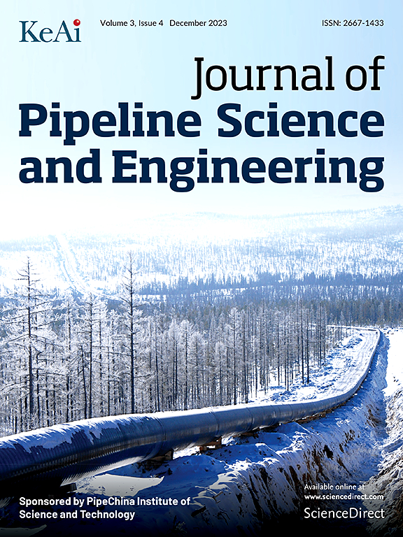 Go to journal home page - Journal of Pipeline Science and Engineering